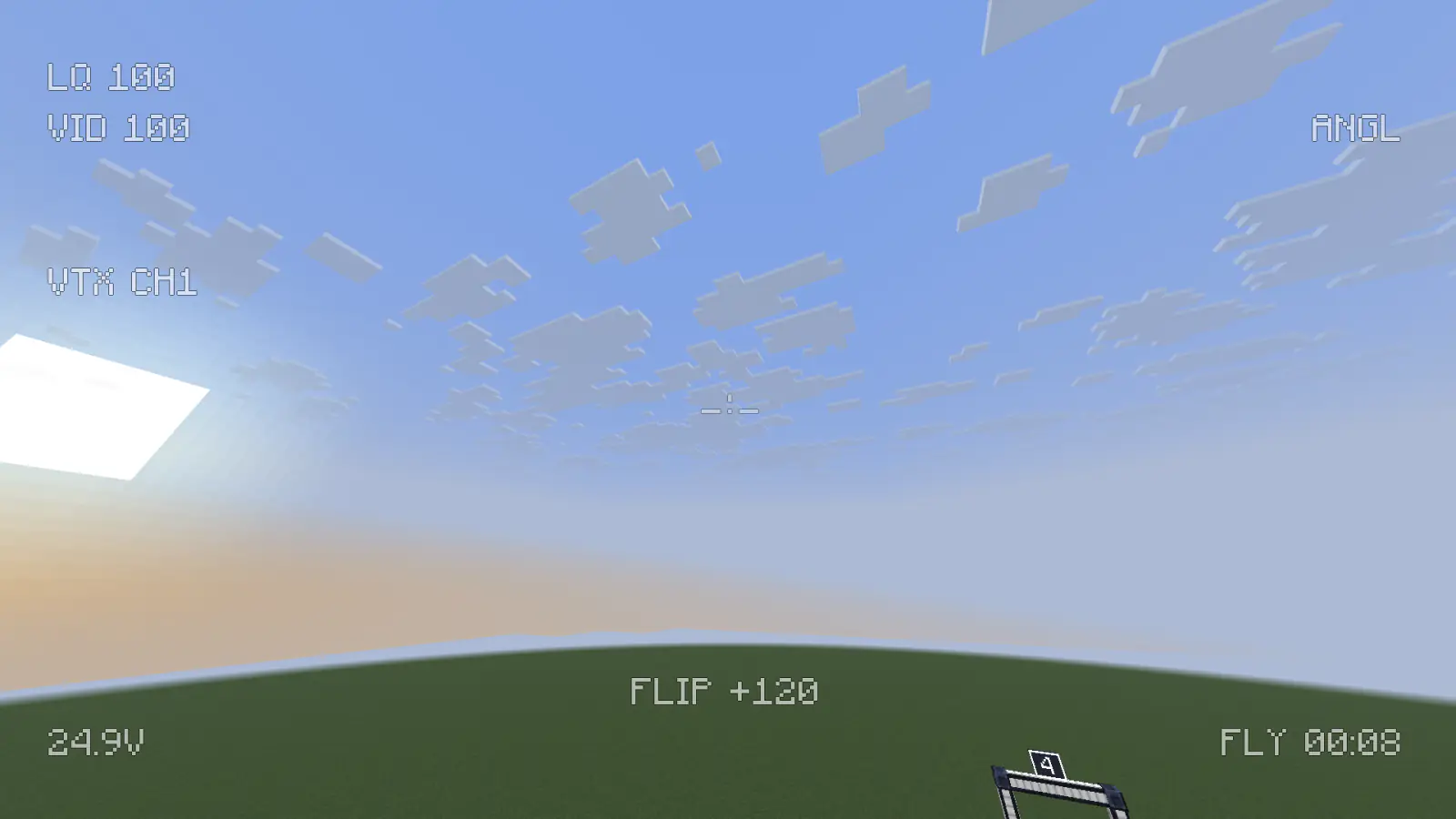 Freestyle in FPV: the OSD scores a flip with +120 points