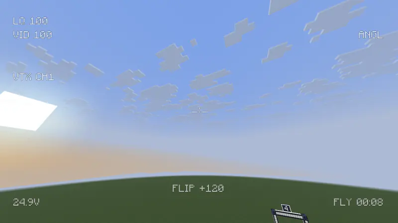 Freestyle in FPV: the OSD scores a flip with +120 points