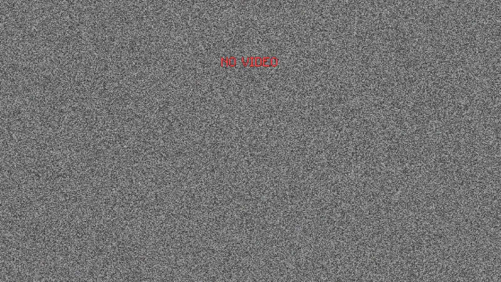 Analog video lost: full static and NO VIDEO in the OSD